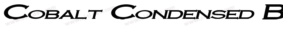 Cobalt Condensed Bold字体转换